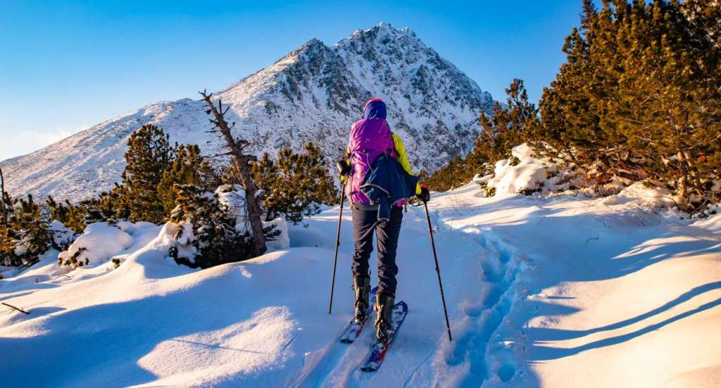 Skialp routes in the Tatras