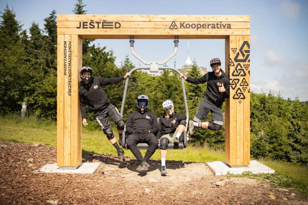 Fotopoint in bikepark