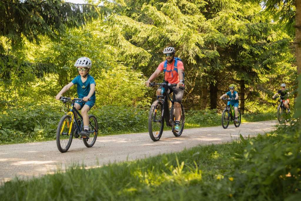 E-bikes at Ještěd a great family destination