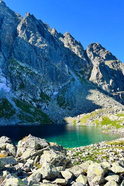 hiking in the High Tatras Litvorove pleso