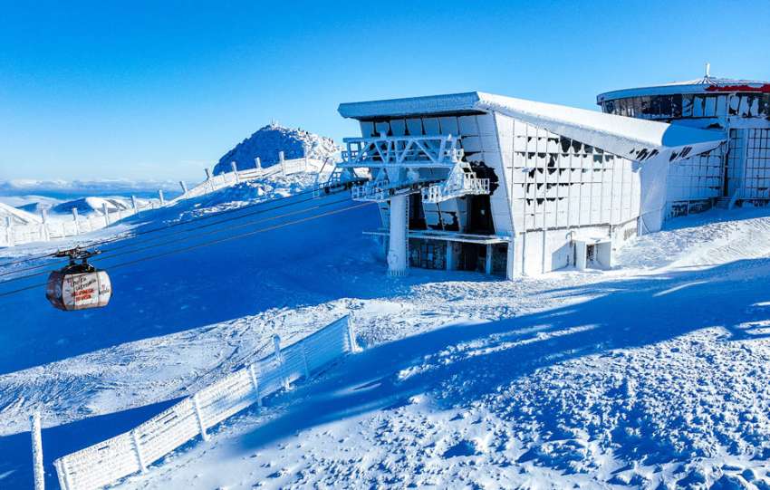 Lanovka na Chopok v zime