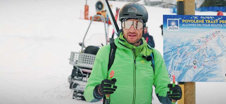 We made a ski tour in Jasná with Jakub Šiarnik