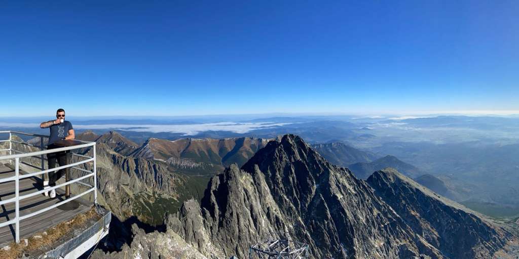 Perfect weather on Mt Lomnický štít