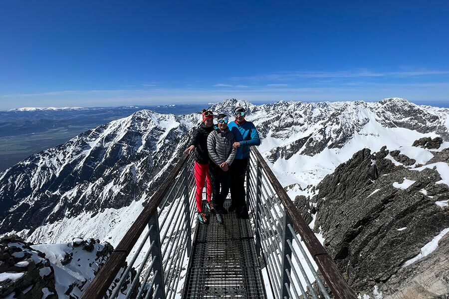 Fotopoint auf dem Lomnitzer Spitze