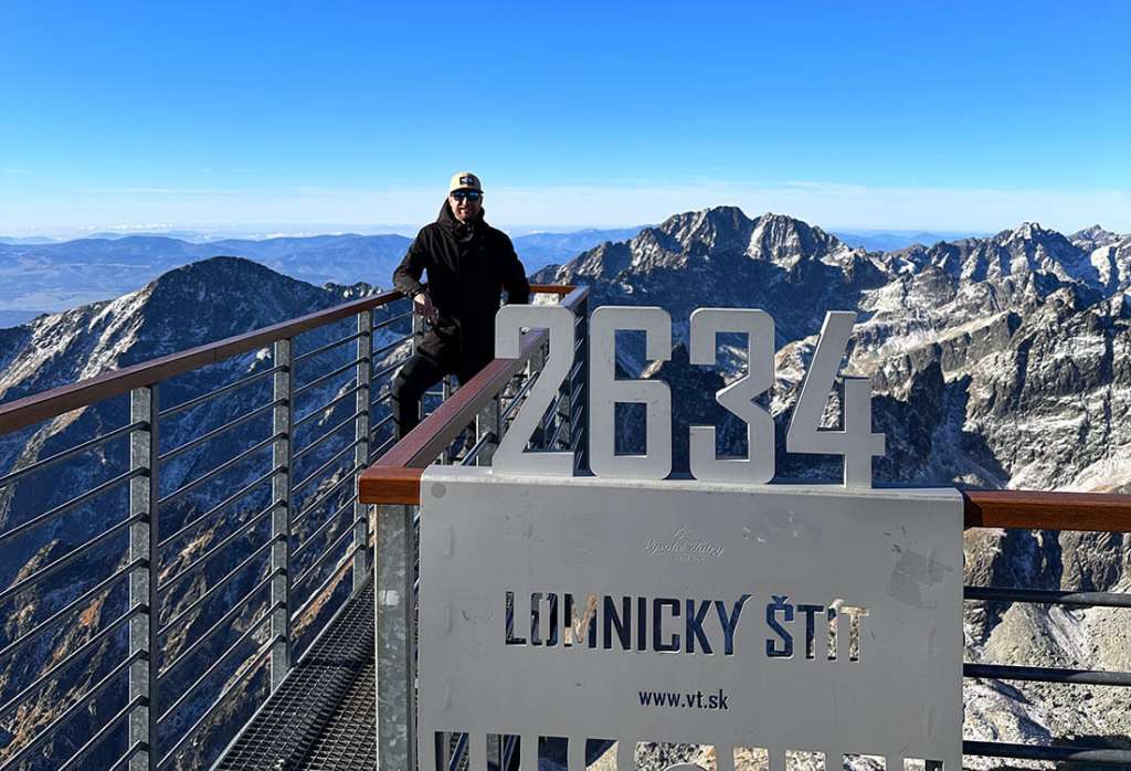 Scenic views from Mt Lomnický štít