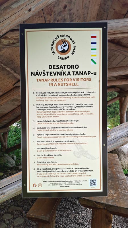 Desatoro návštevníka TANAPu