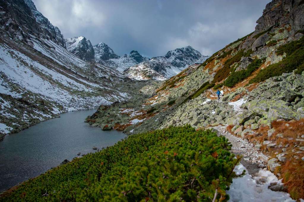 Dlhé pleso (Bergsee) unterhalb der Zbojnícka-Hütte