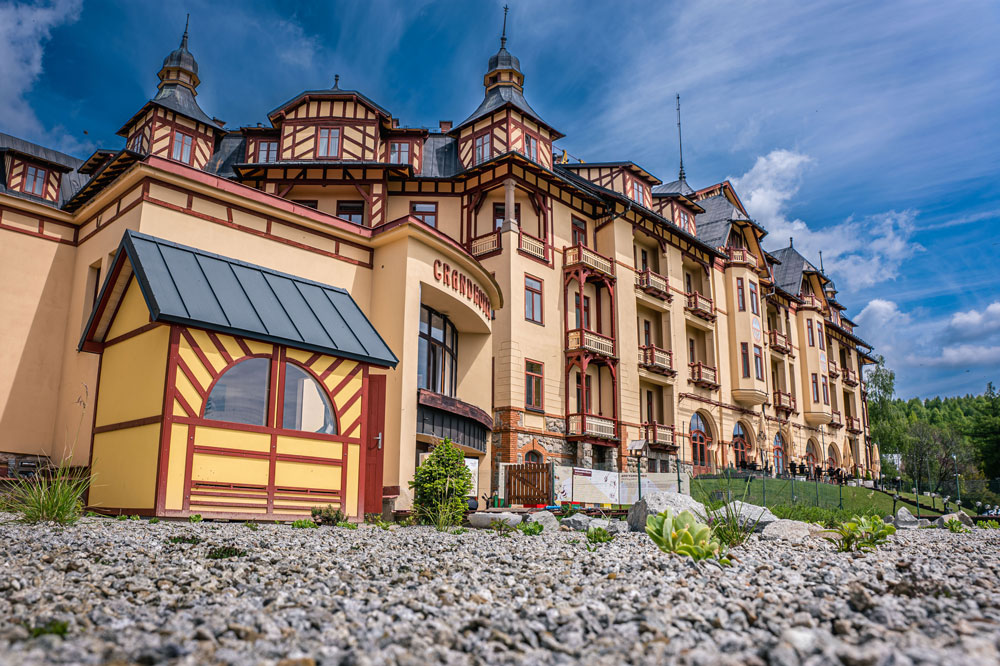 Grandhotel Stary Smokovec im Sommer