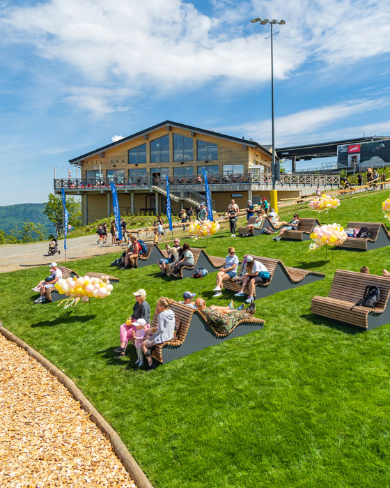 Entspannungszone in der Bergstation Szczyrk