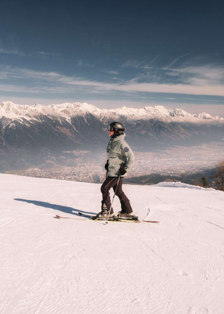 Jazda na nartach w Muttereralm Innsburck