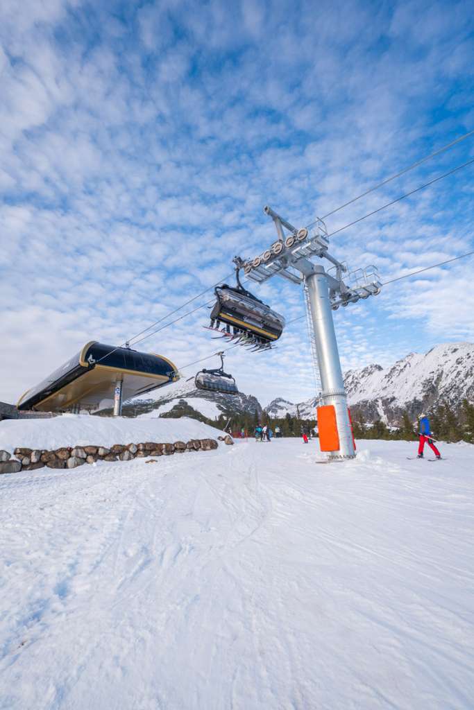 Porsche chairlift at Štrbské Pleso