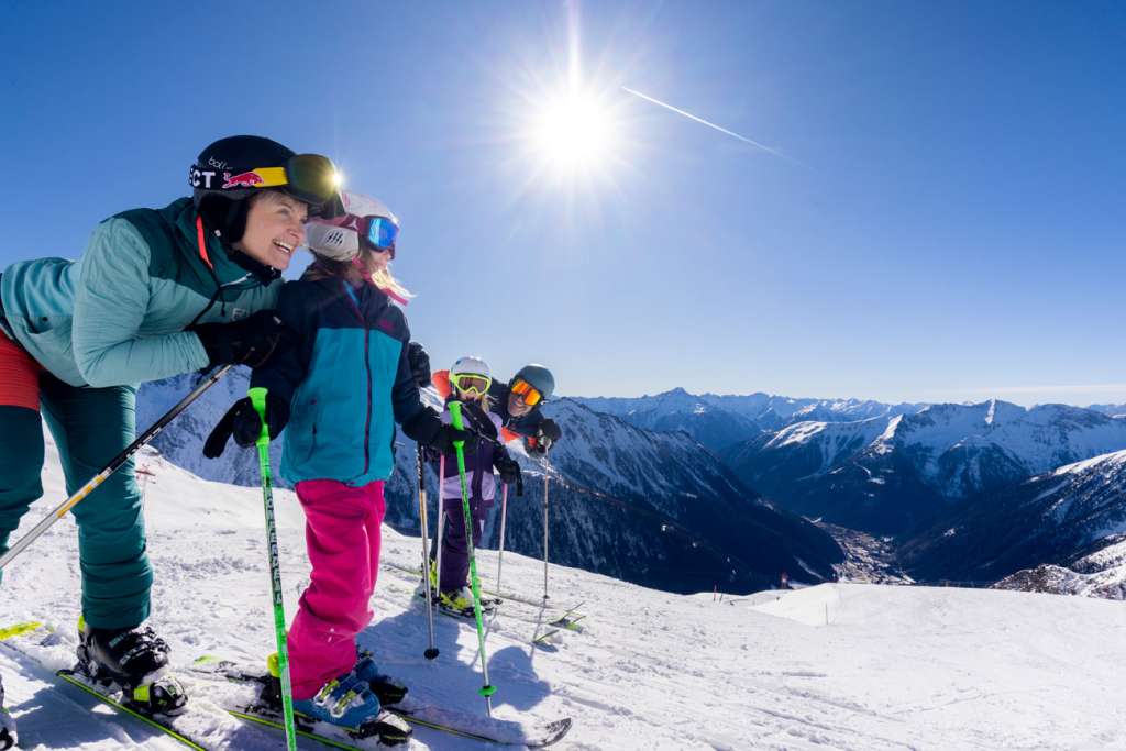 Lyžovačka s deťmi v Alpách