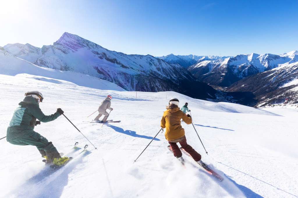 Lyžovačka v Korutánskych Alpách