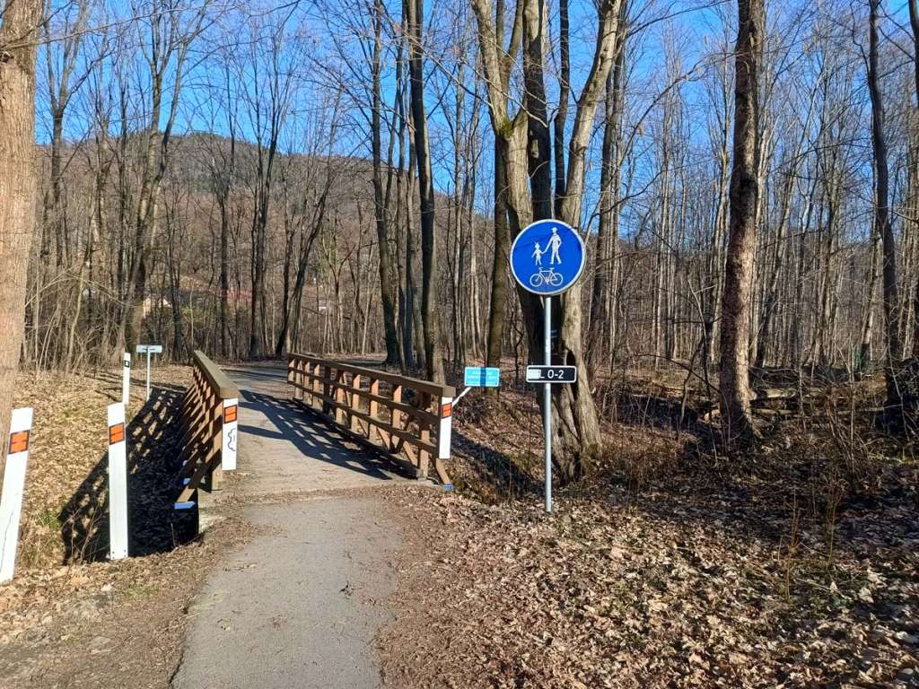 Cyklotrasa okolo Ostravice