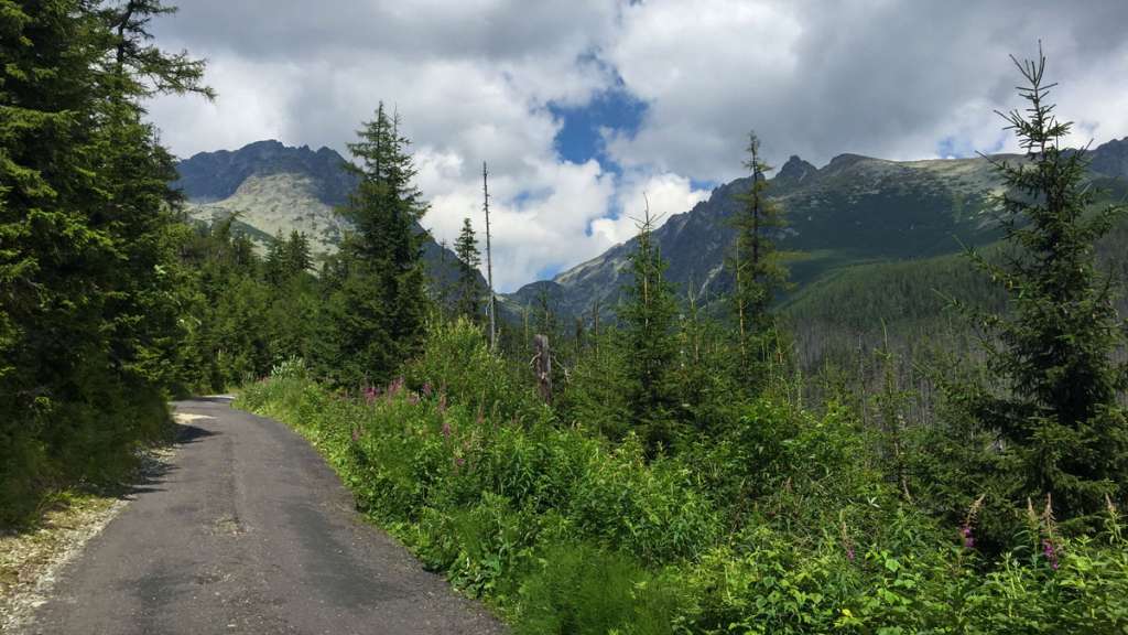 The trail to Sliezsky dom