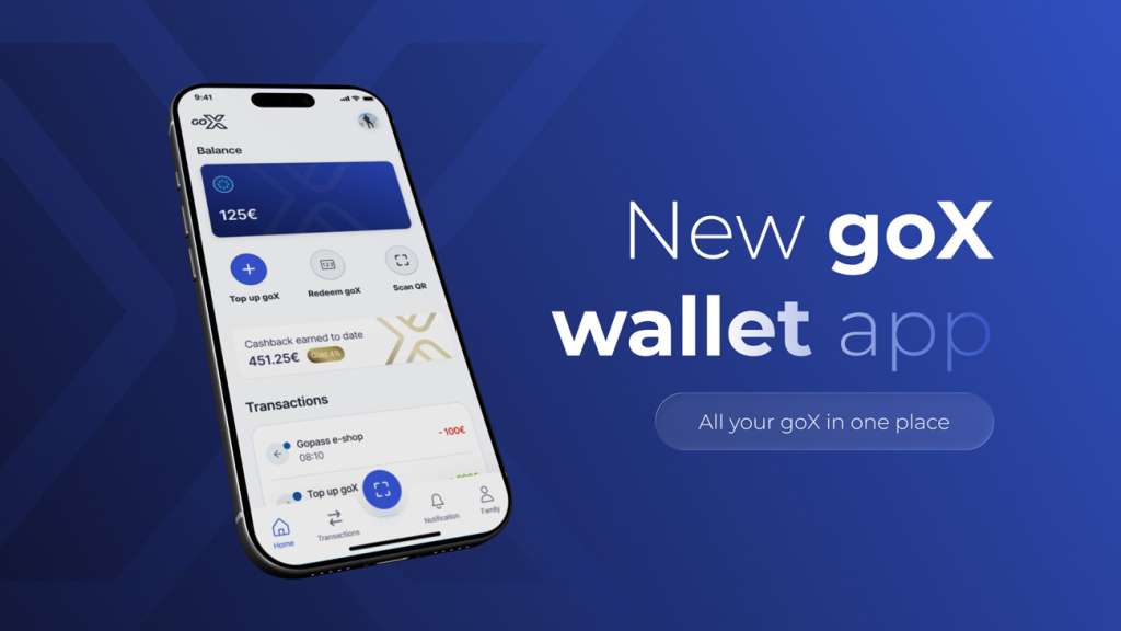 New goX wallet