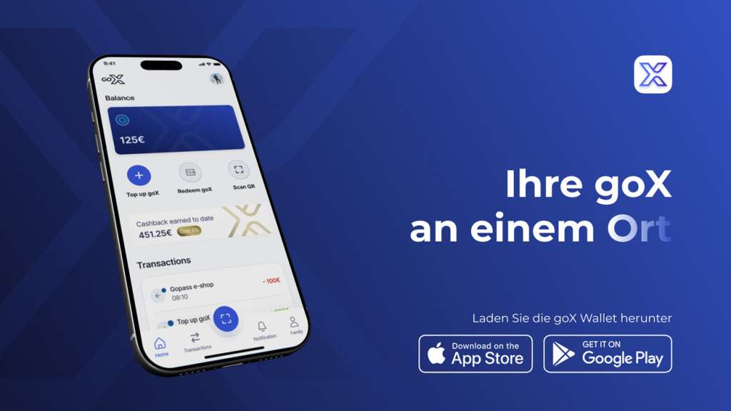 Neue goX wallet